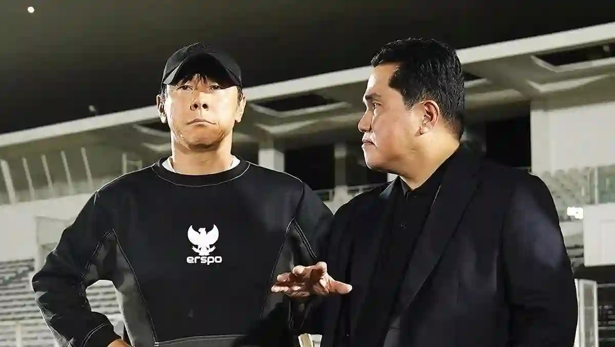 Erick Thohir Tegas: Shin Tae-yong Bagian dari Masa Lalu Timnas Indonesia