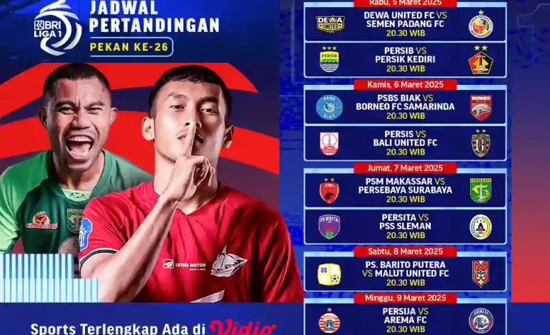 PSSI Resmi Umumkan Jadwal Liga 1 Musim 2026