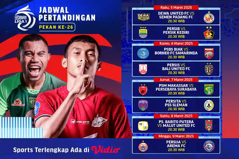 PSSI Resmi Umumkan Jadwal Liga 1 Musim 2026